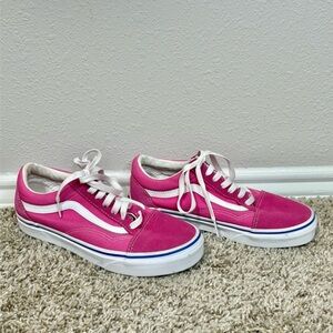 Pink VANS sneakers women’s 6.5